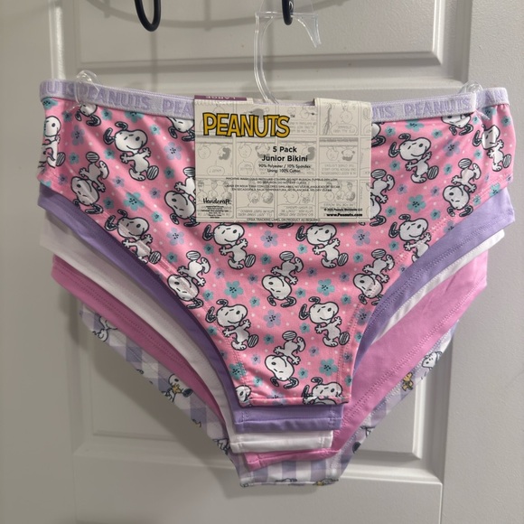 Peanuts Kids Bikini Underwear - Purple and Pink - Picture 2 of 4